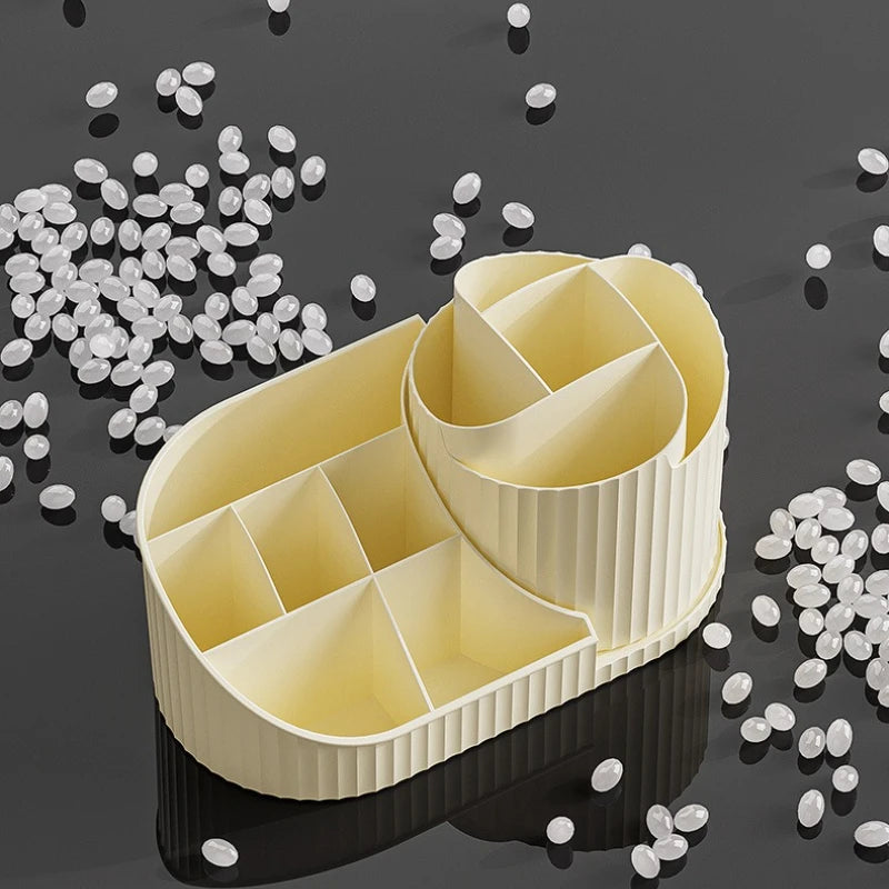 Rotating Makeup Organizer - Dustproof Cosmetic Storage