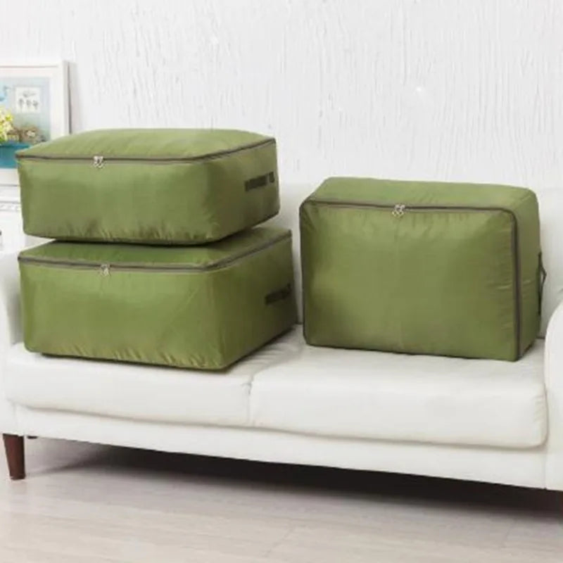 Large Zipper Storage Organizer - Bedding & Clothes Bag