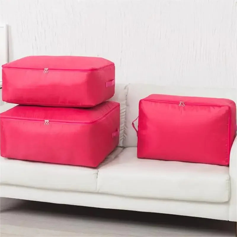 Large Zipper Storage Organizer - Bedding & Clothes Bag