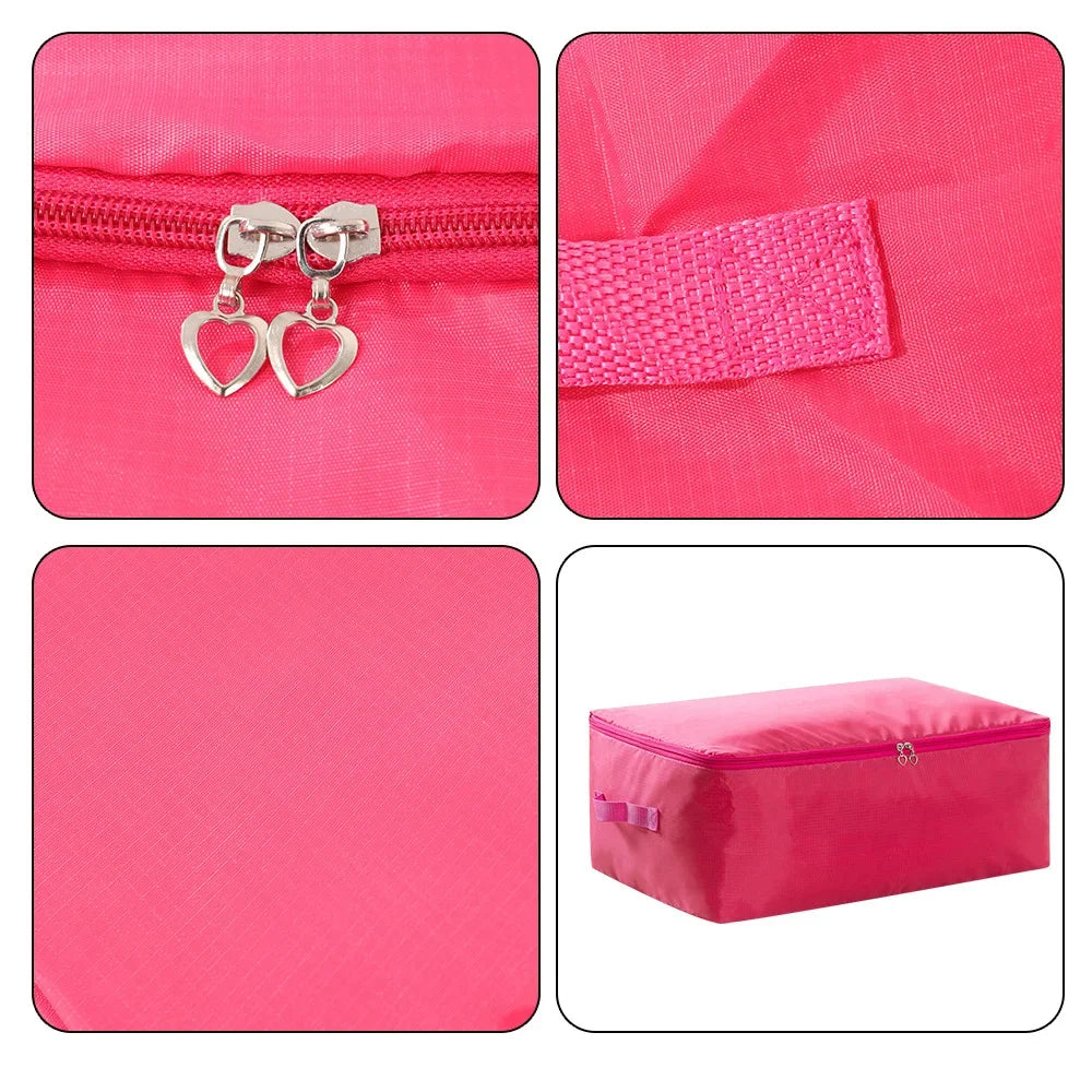 Large Zipper Storage Organizer - Bedding & Clothes Bag