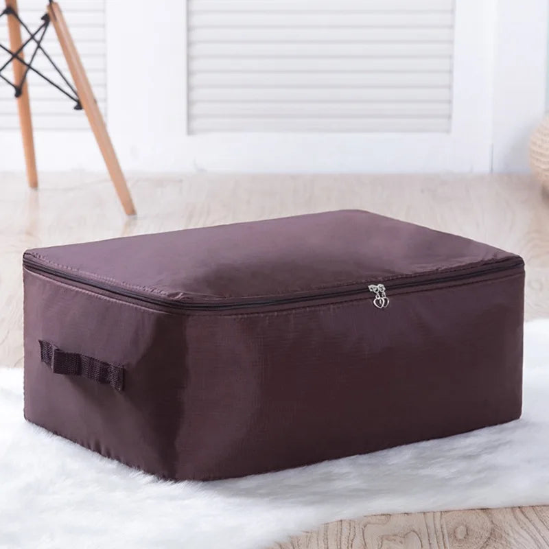 Large Zipper Storage Organizer - Bedding & Clothes Bag