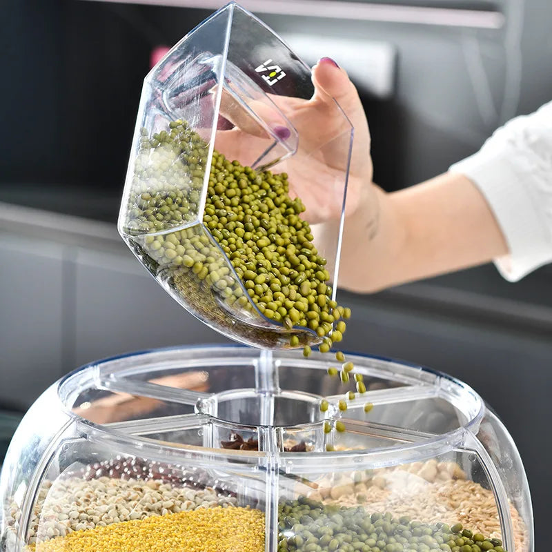 360 Degree Rotating Rice Dispenser