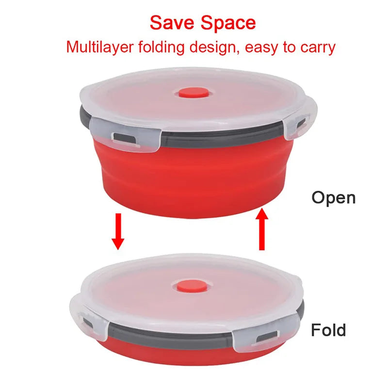 Collapsible Silicone Food Containers