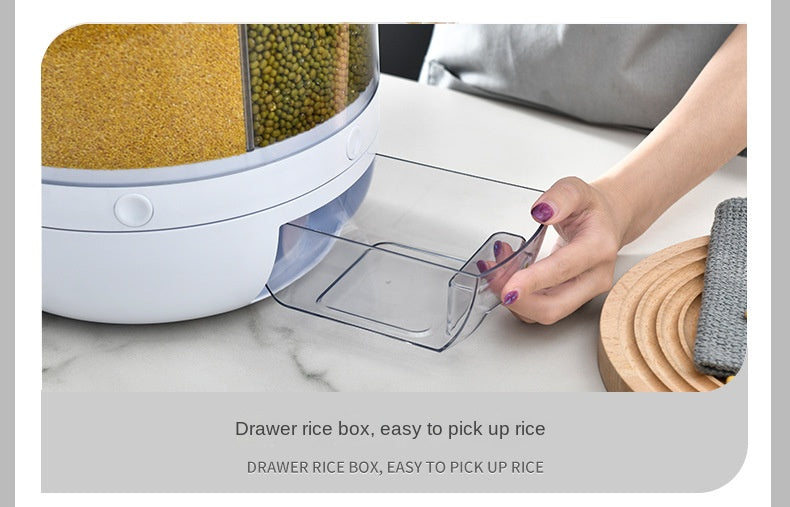 360 Degree Rotating Rice Dispenser