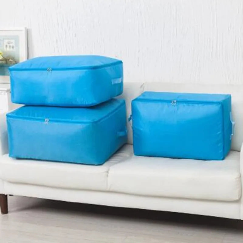 Large Zipper Storage Organizer - Bedding & Clothes Bag