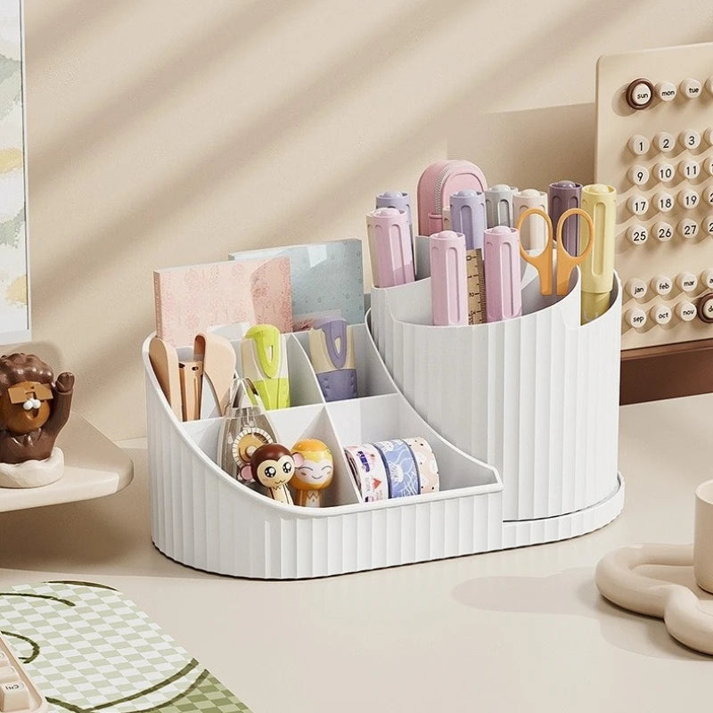 Rotating Makeup Organizer - Dustproof Cosmetic Storage