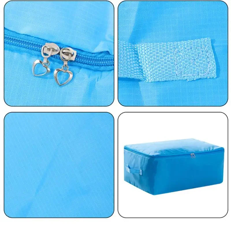 Large Zipper Storage Organizer - Bedding & Clothes Bag