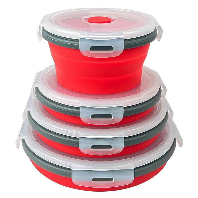 Collapsible Silicone Food Containers