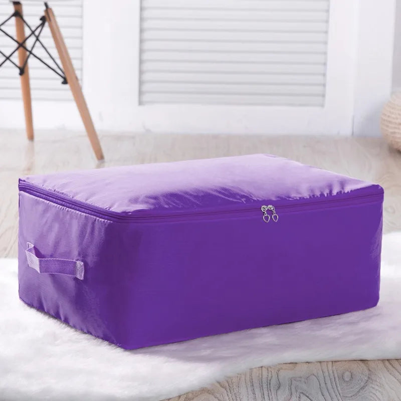Large Zipper Storage Organizer - Bedding & Clothes Bag